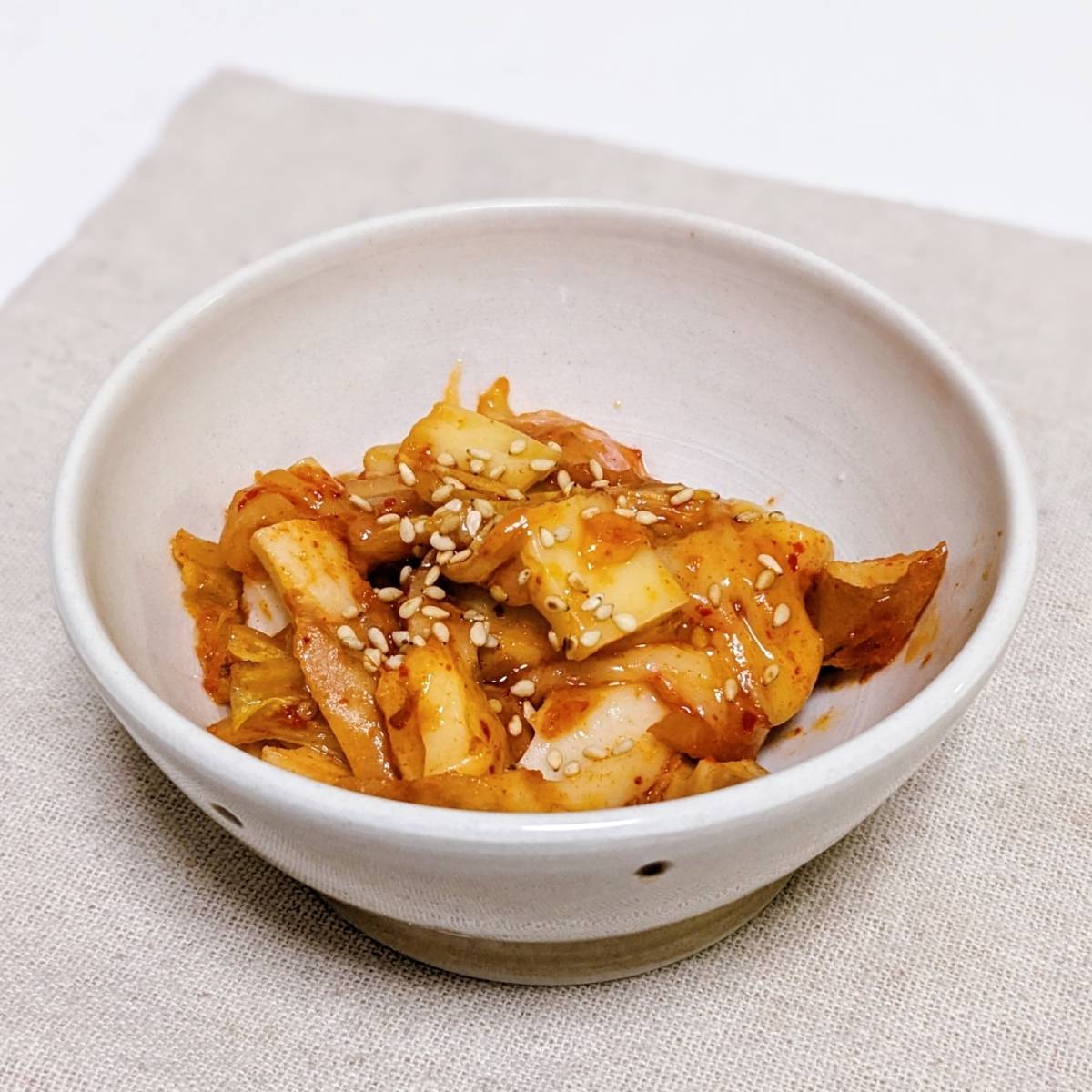 ヤマキ公式の「ちくわのキムチーズ炒め」のレシピ