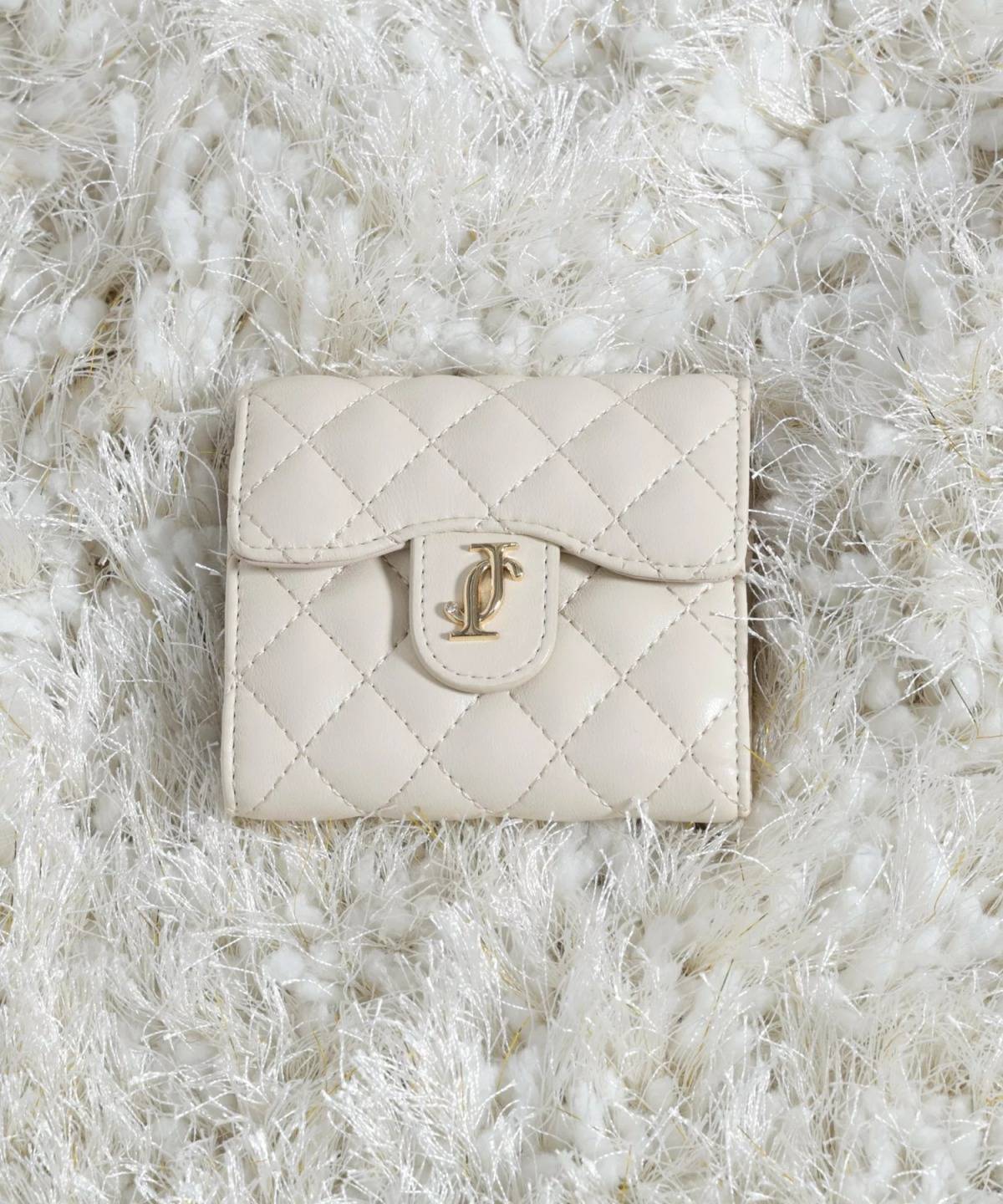 JILL by JILL STUART クロスJキルトウォレットシリーズ ミニ財布