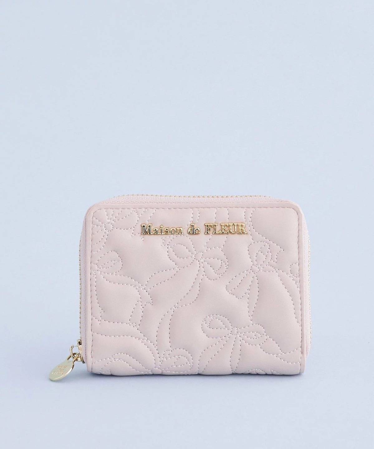 Maison de FLEUR リボンキルティングフラグメントケース