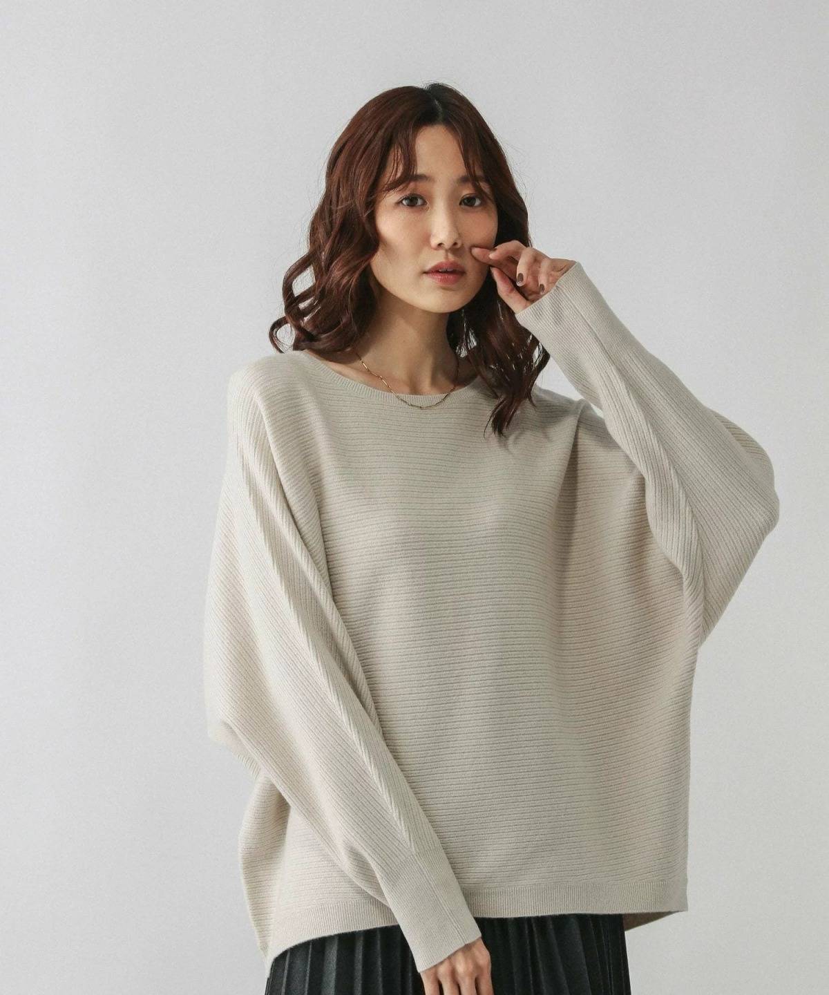 GLOBAL WORK ふわふわHugmeドルマンプルオーバー