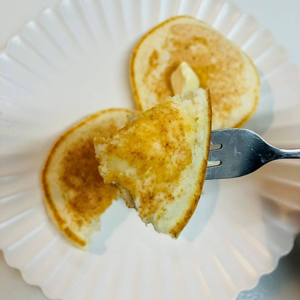 森永公式の「アーモンドミルクで!アーモンドホットケーキ」のレシピ