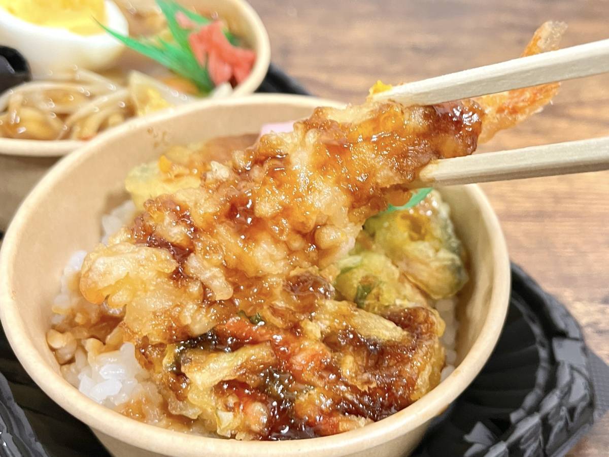 甘めのタレが魅力の天重♪