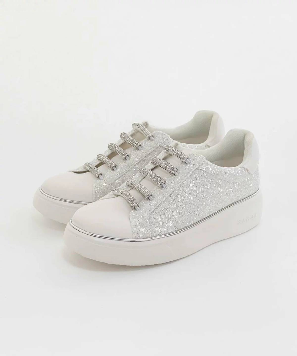 RANDA ビジューパーツグリッタースニーカー