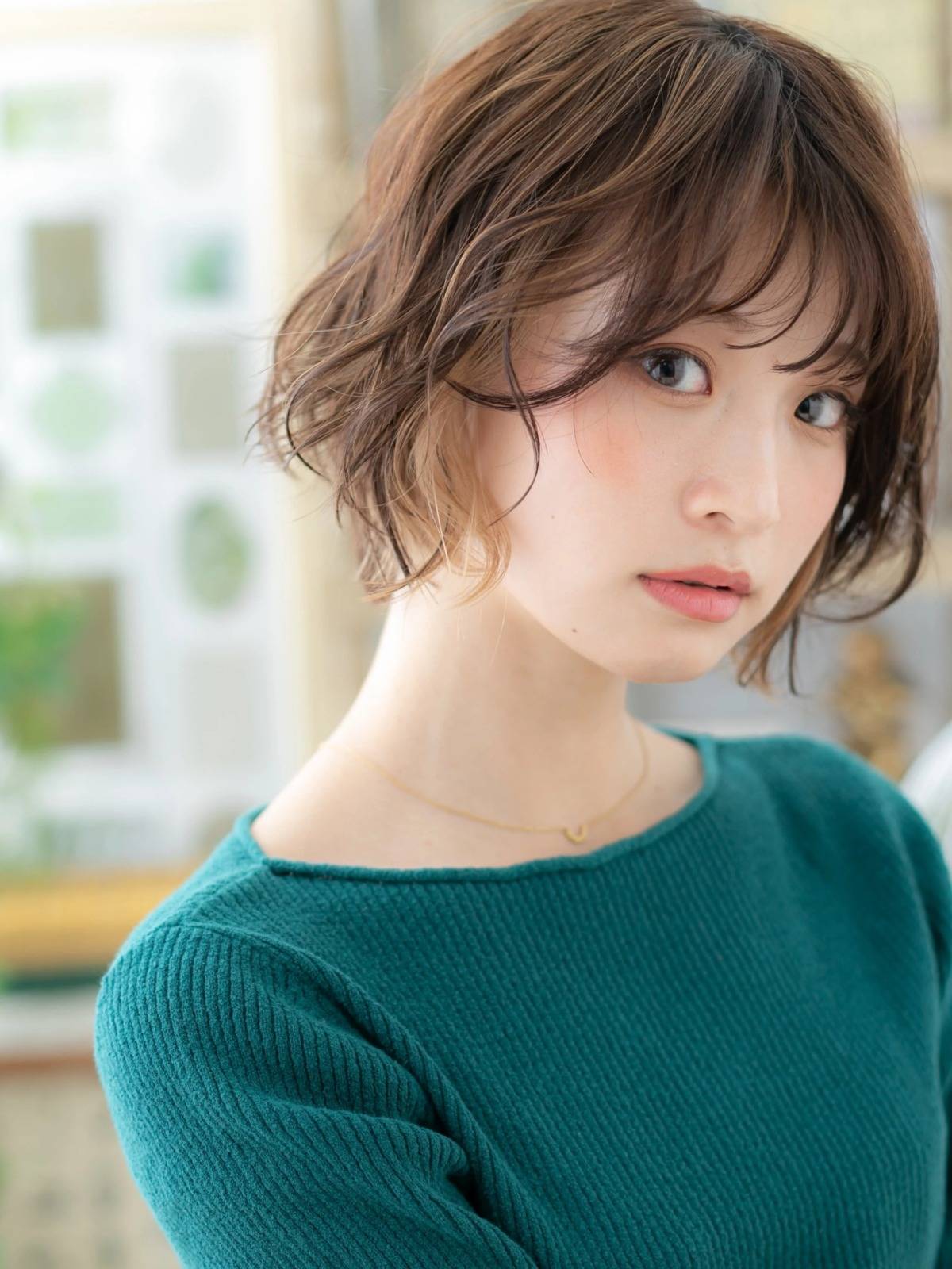 立体感ゆるウェーブボブ