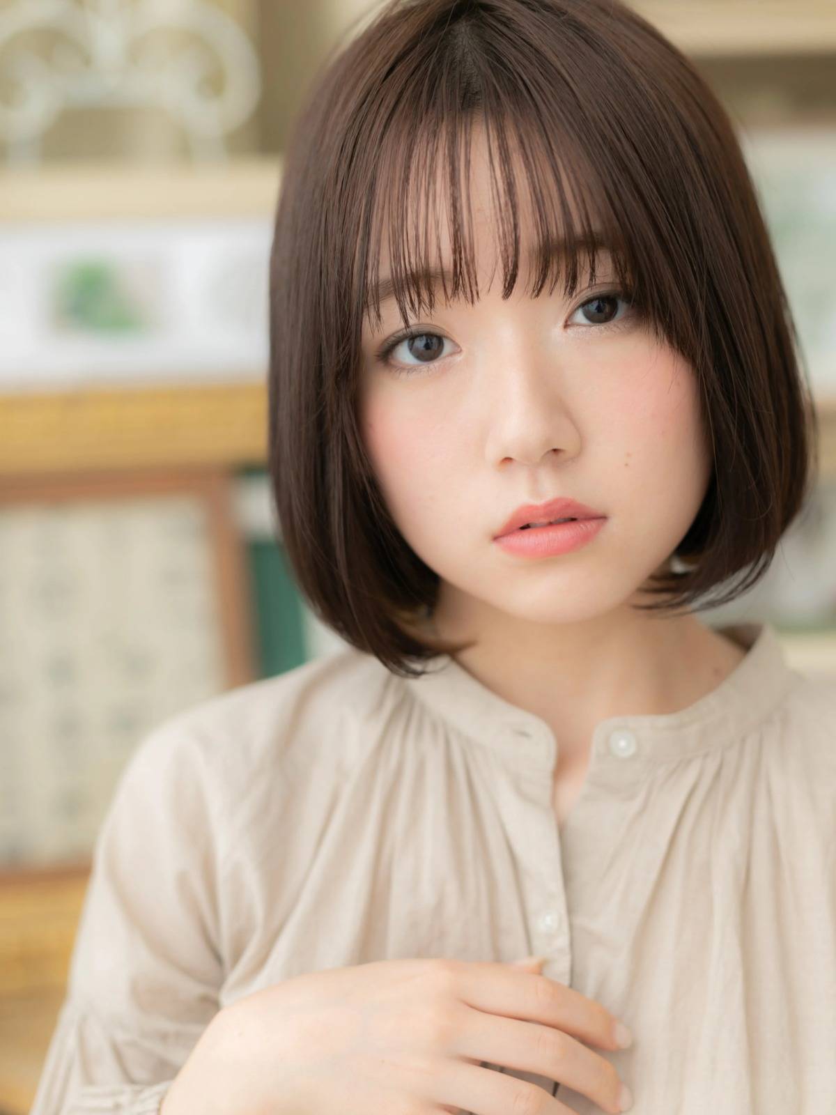 シンプルワンカールボブ