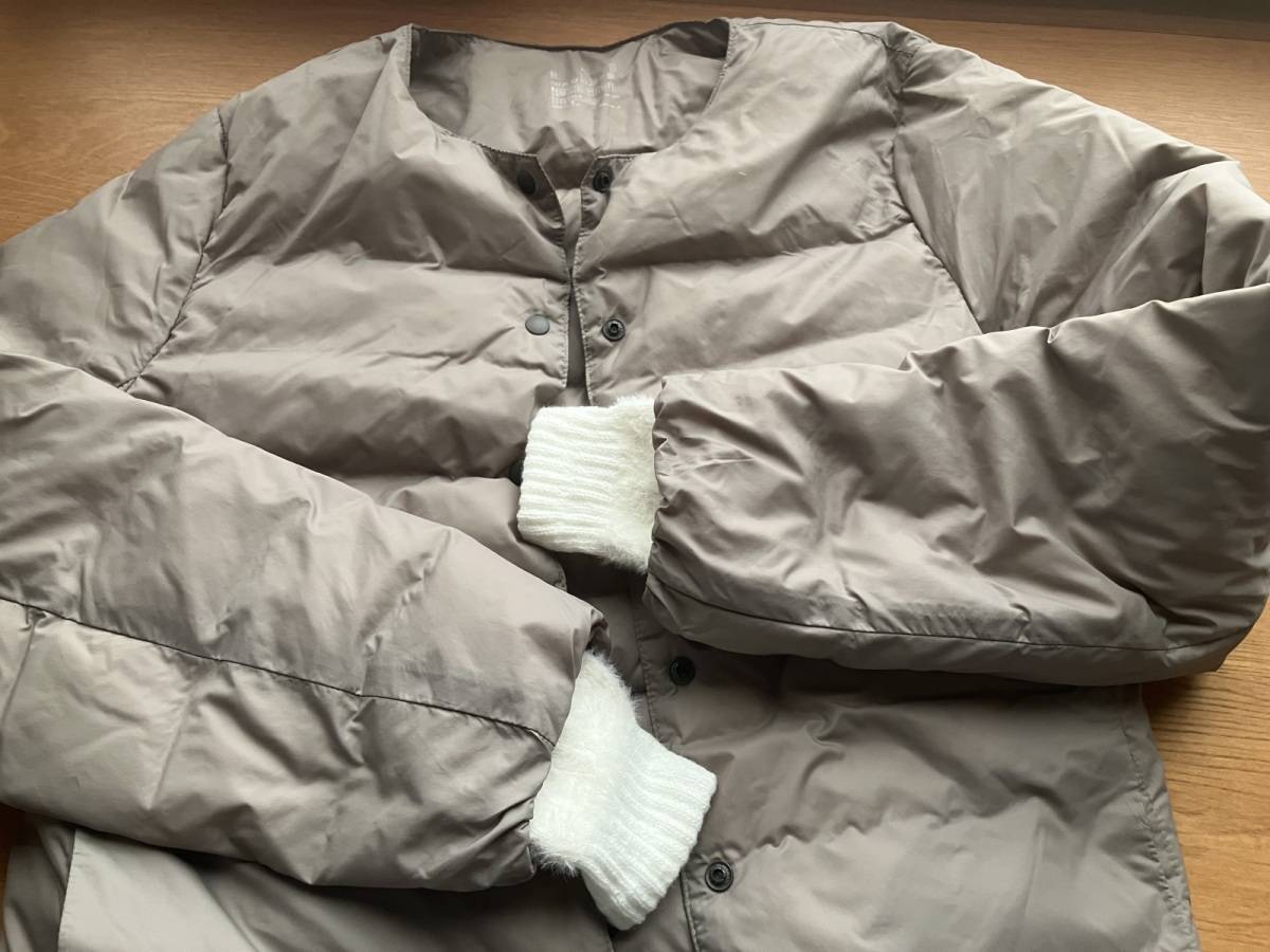 セリアの付け袖 モヘヤ風