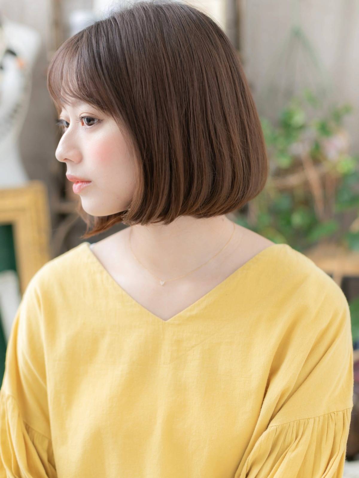 まとまり感前下がりボブ