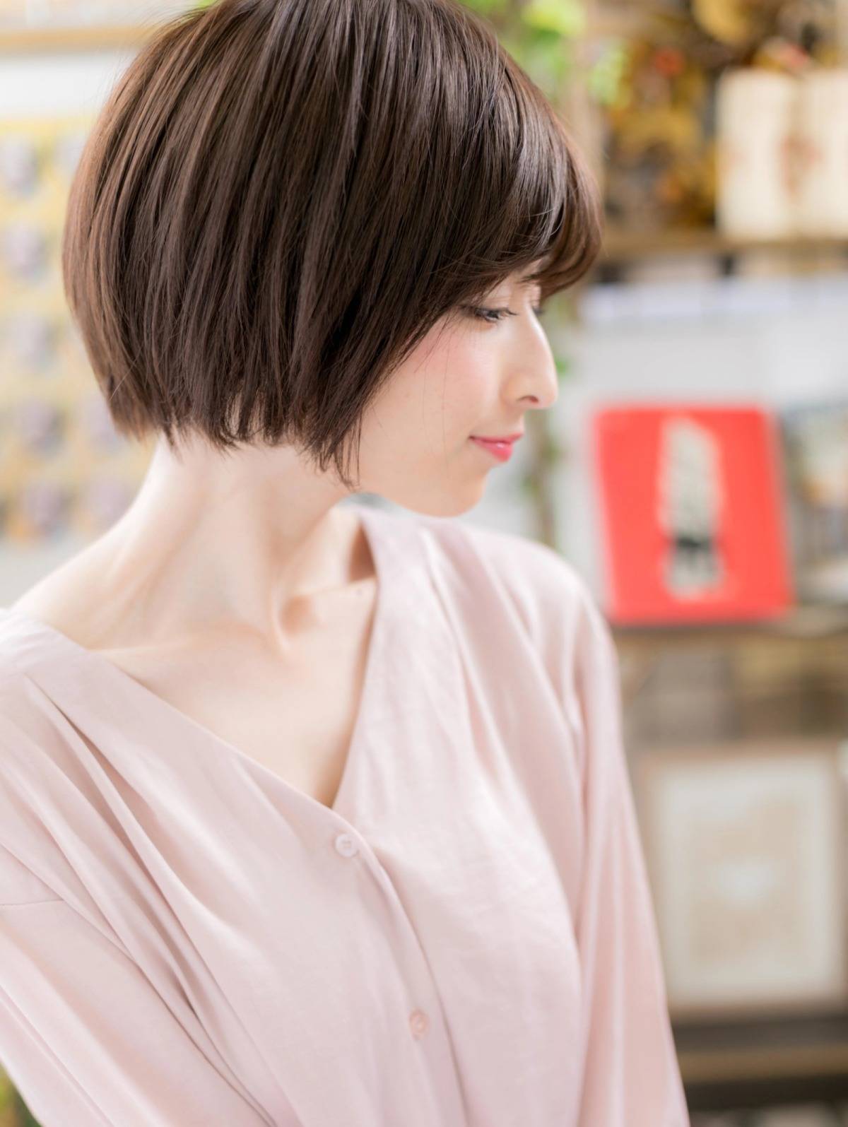 丸みシルエットボブ