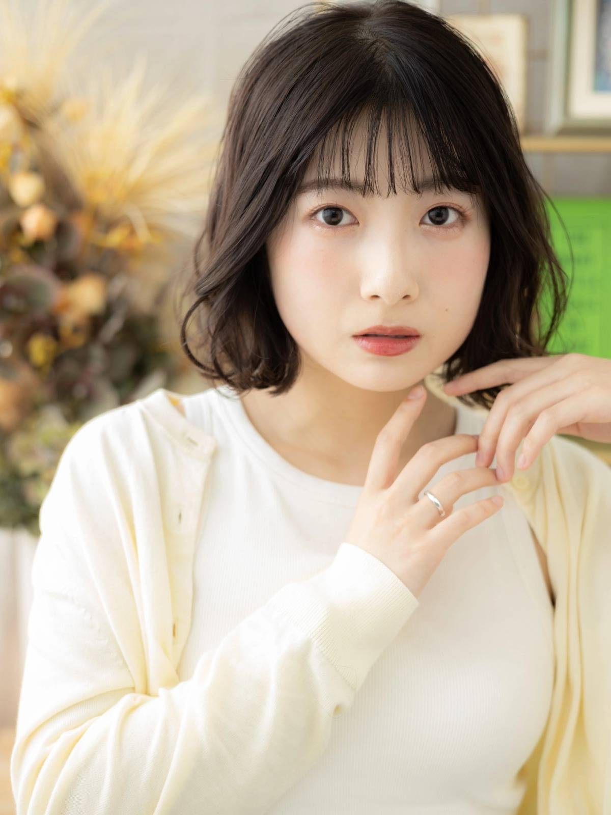 ゆるウェーブのエアリーボブ