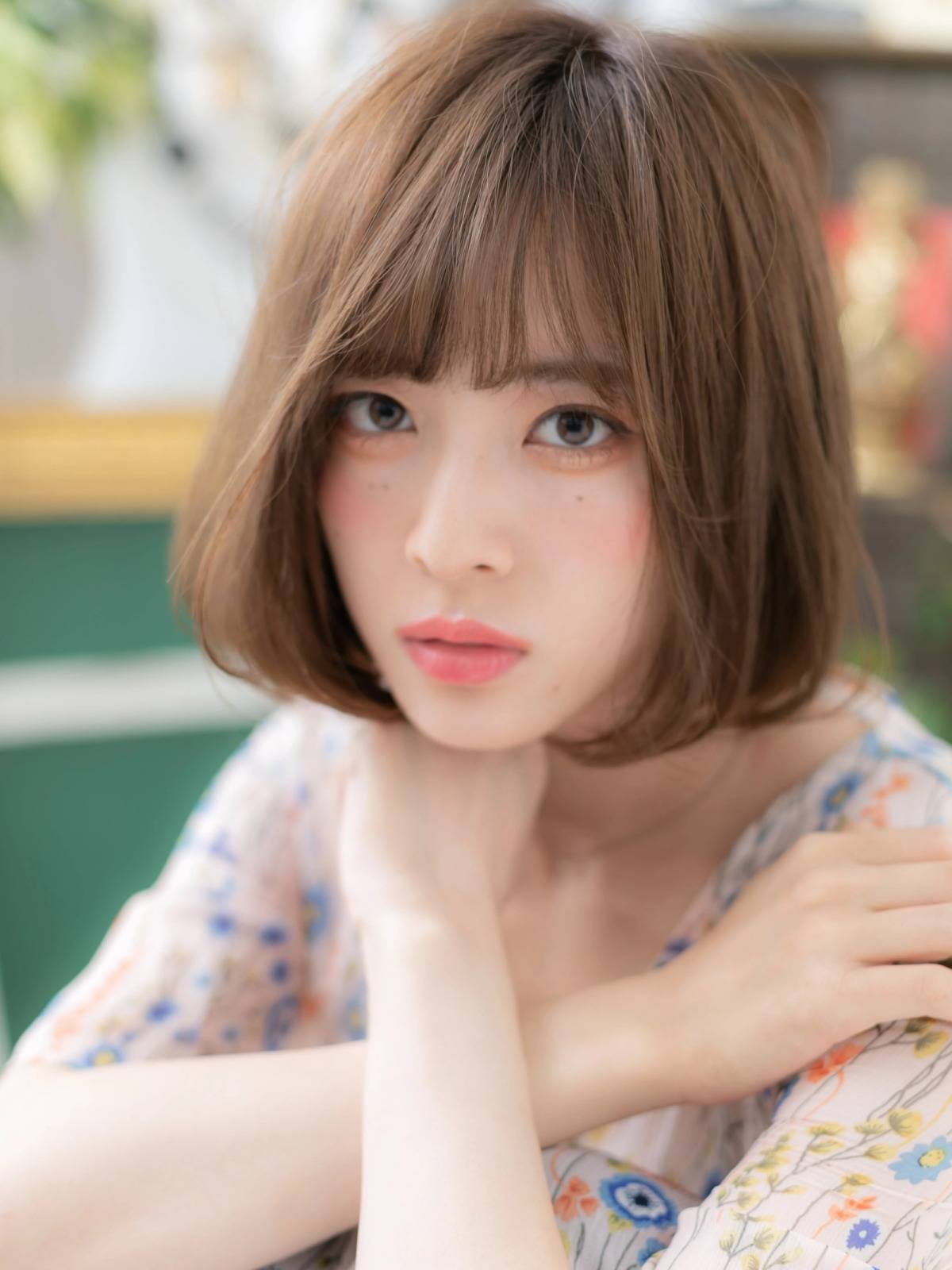 シンプルワンカールボブ