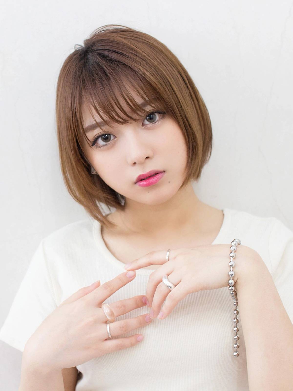 ナチュラルな丸みボブ