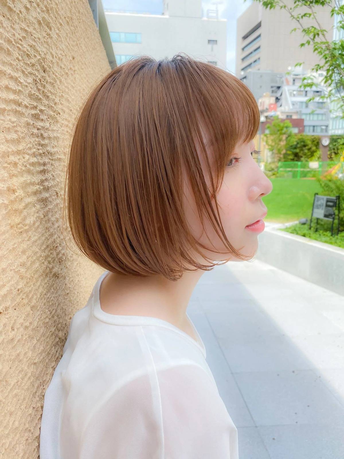 広がりにくいボブ