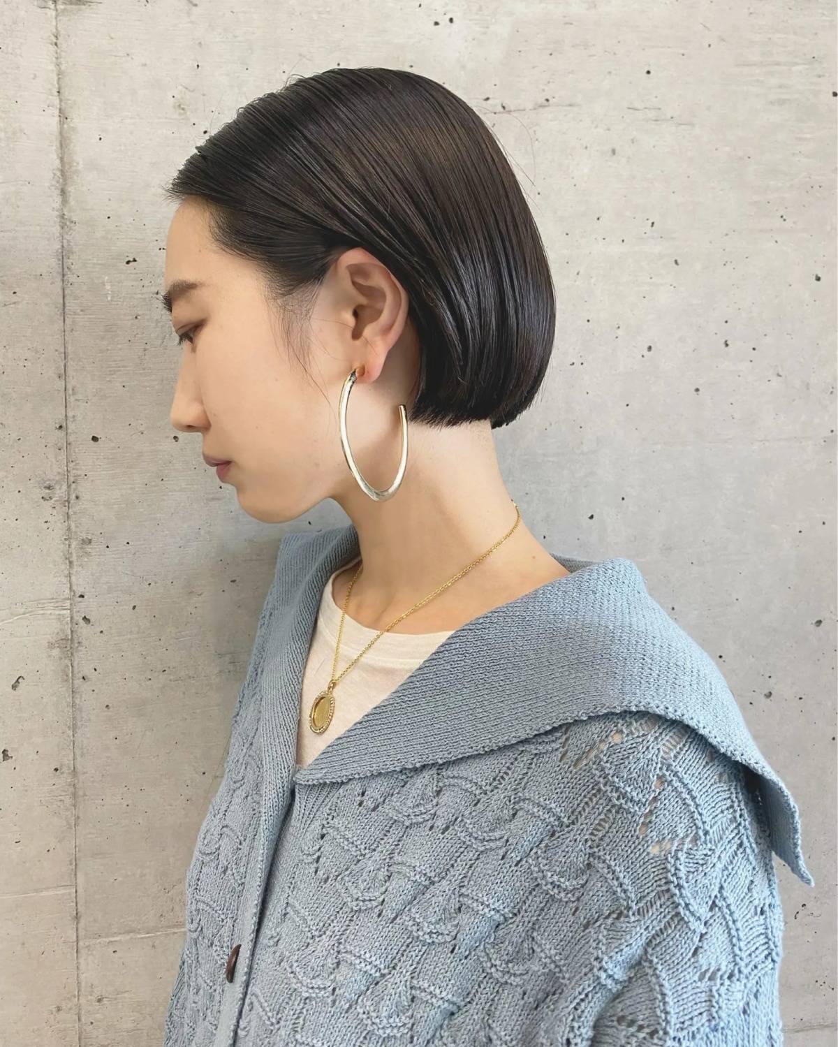 ボリュームがないボブ