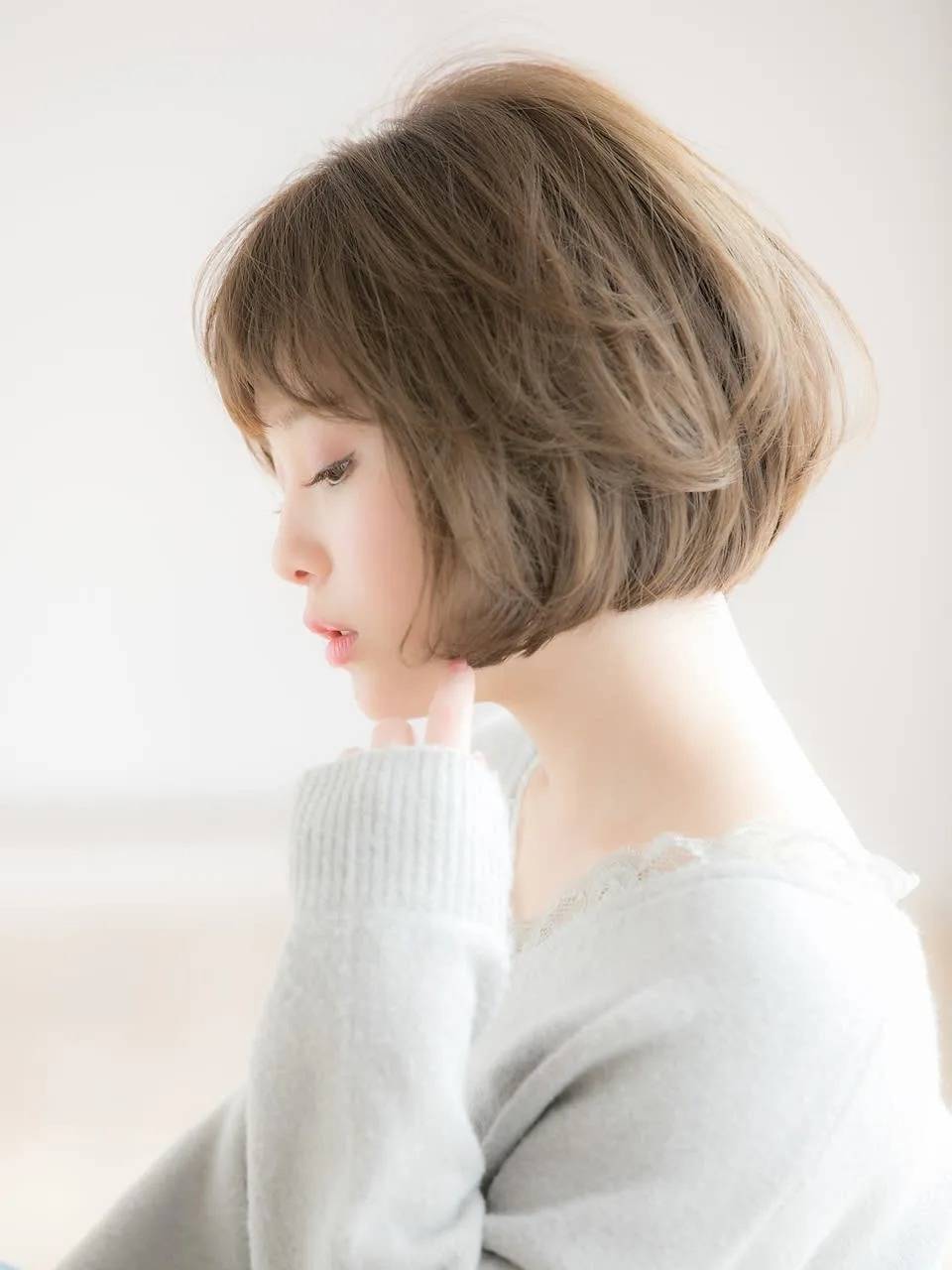 やわらかな丸みボブ