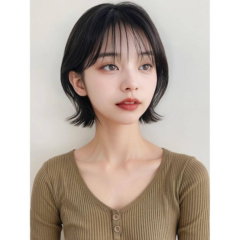 ひし形のくびれレイヤーボブ