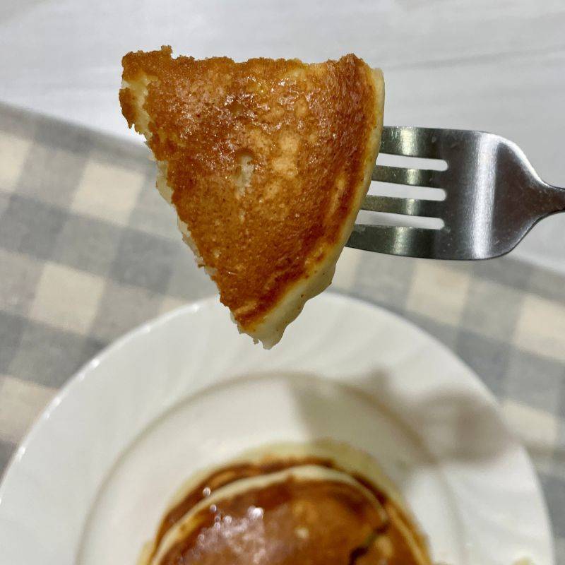 森永公式の「たまごを使わないホットケーキ」のレシピ