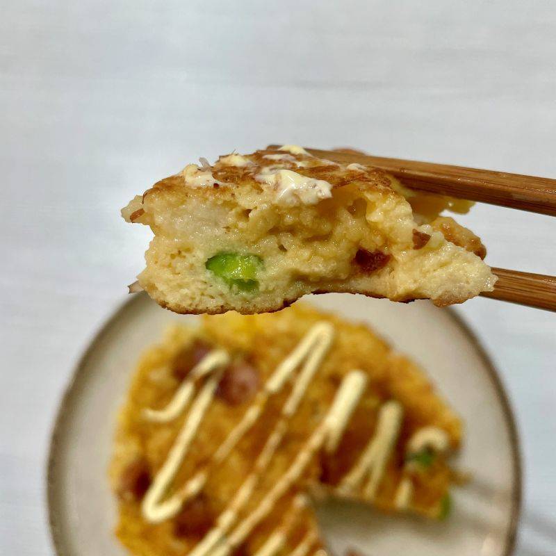 JA全農の「ヘルシーなお好み焼き」のレシピ