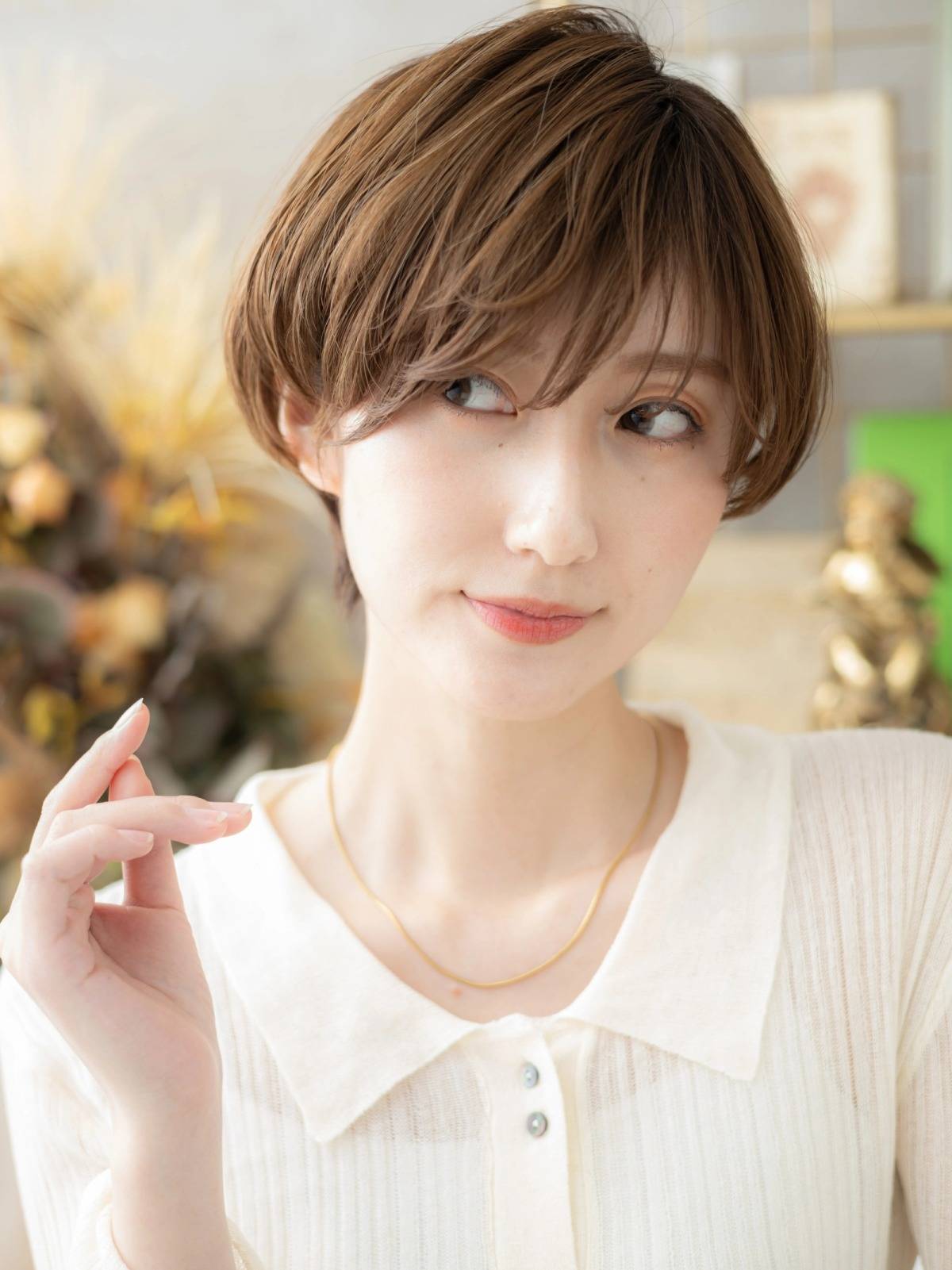 ナチュラルなふんわりショート