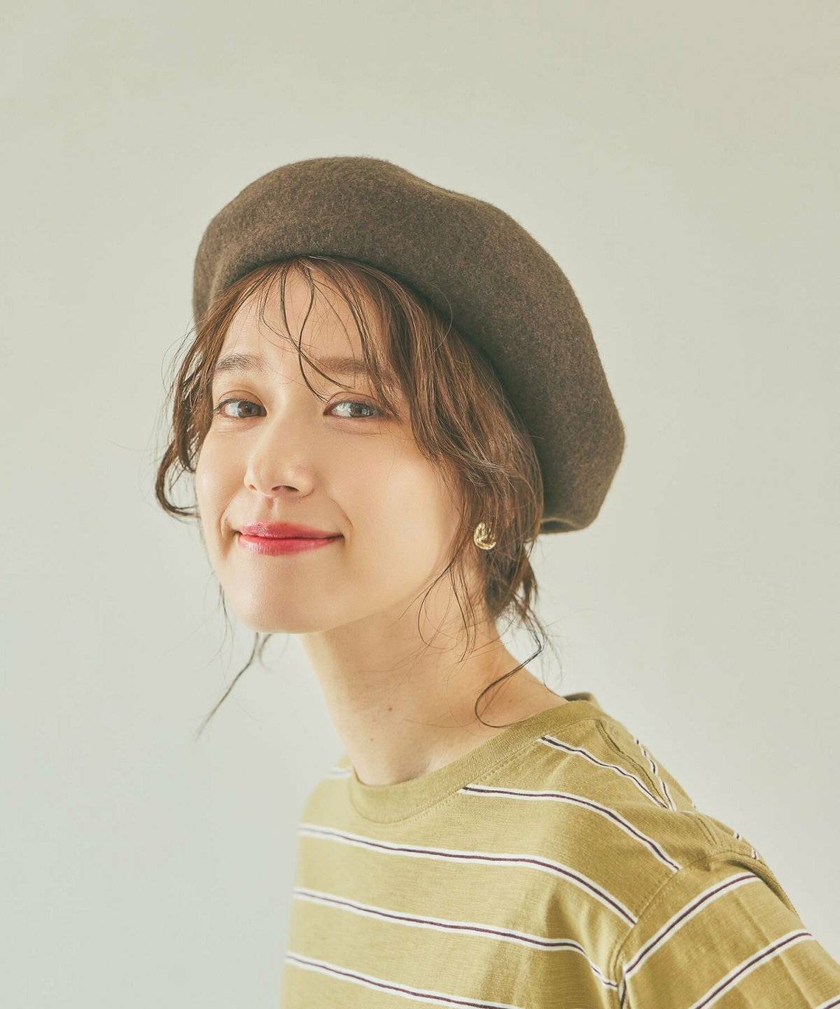 ベレー帽コーデ