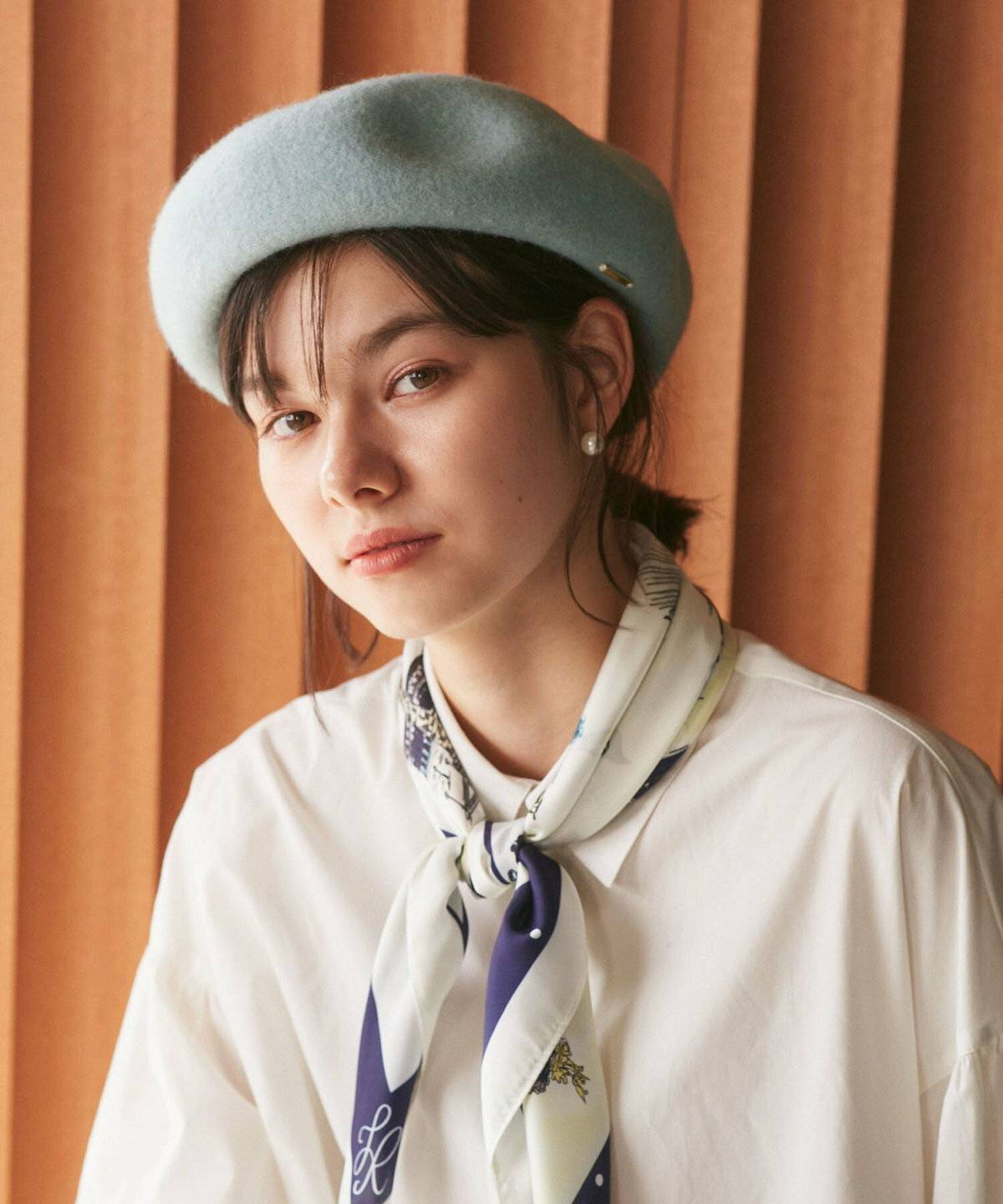 ベレー帽コーデ