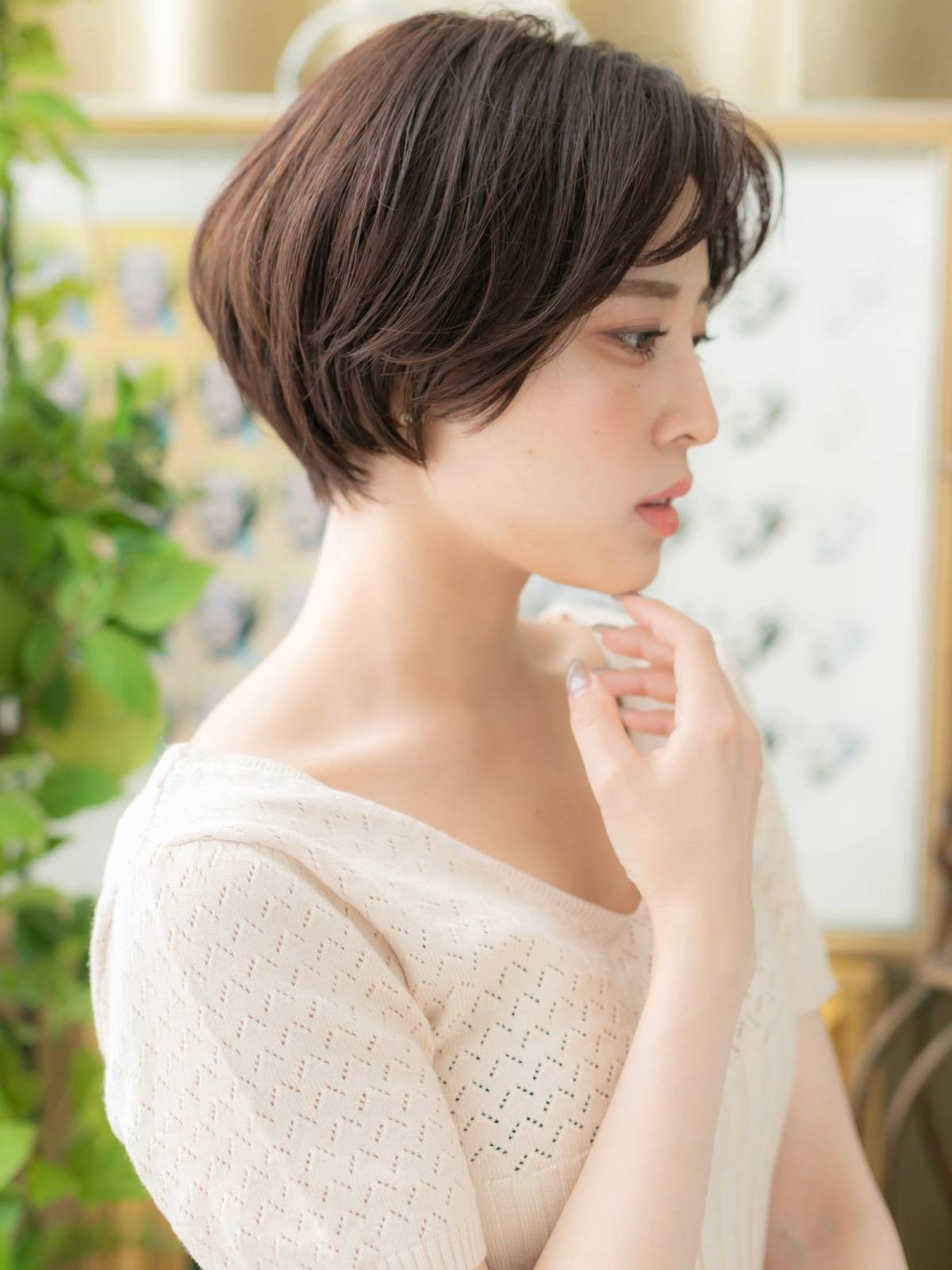 ナチュラルひし形ショート