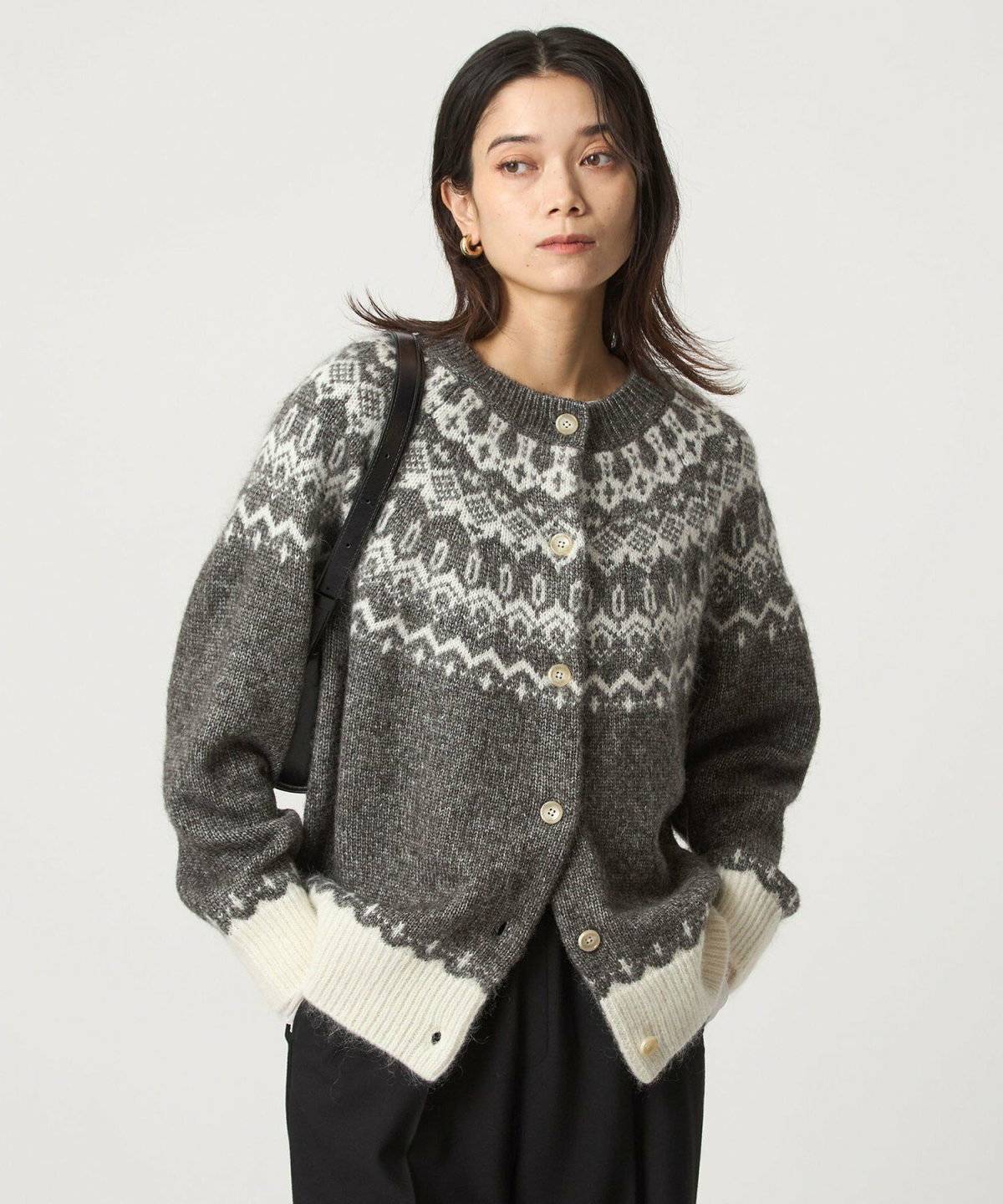 ジャガードカーディガン