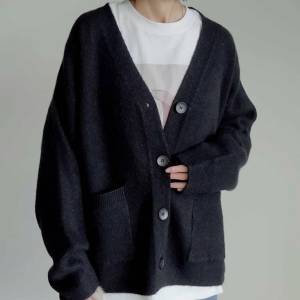  Re:EDIT もっちりニットベーシックカーディガン 