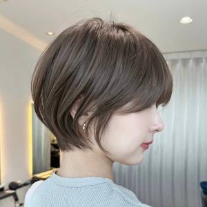  まとまり感丸みショート 