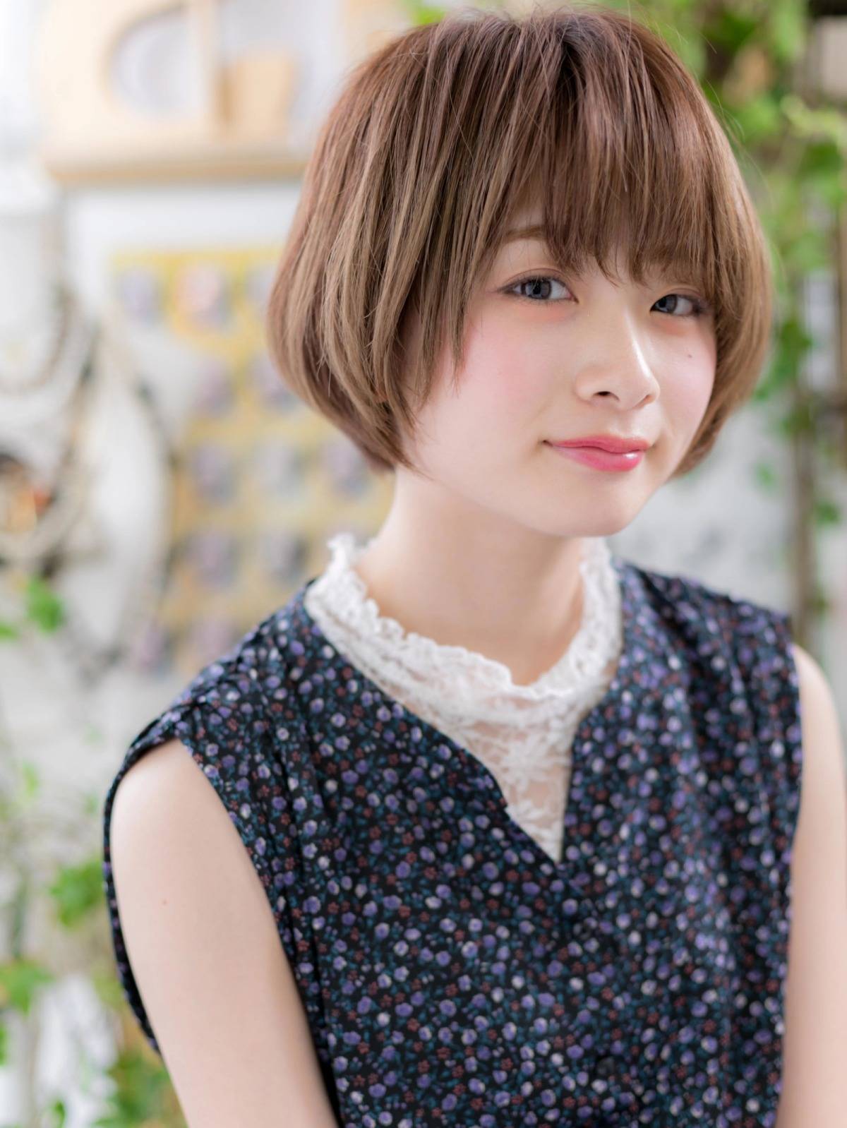 丸みシルエットショート