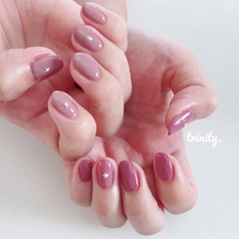 モーヴピンクネイル