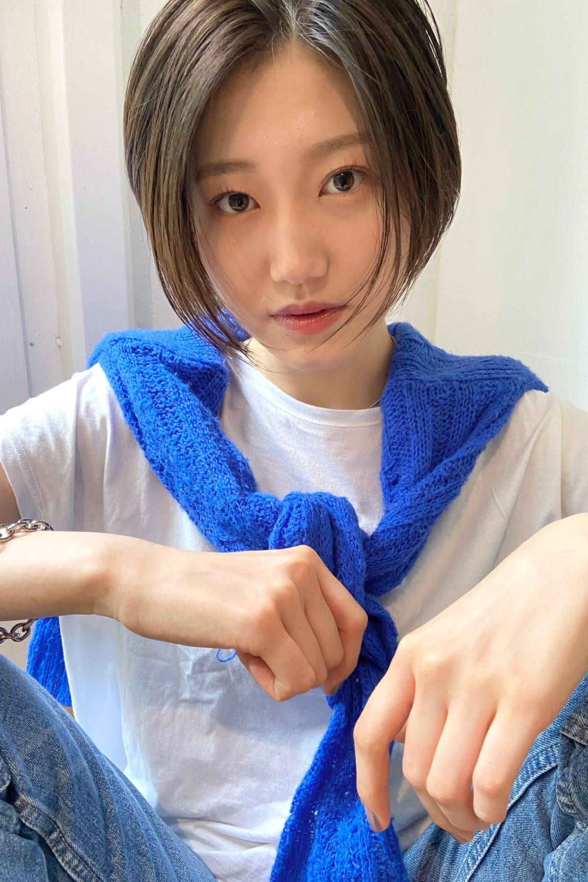 センターパートショート