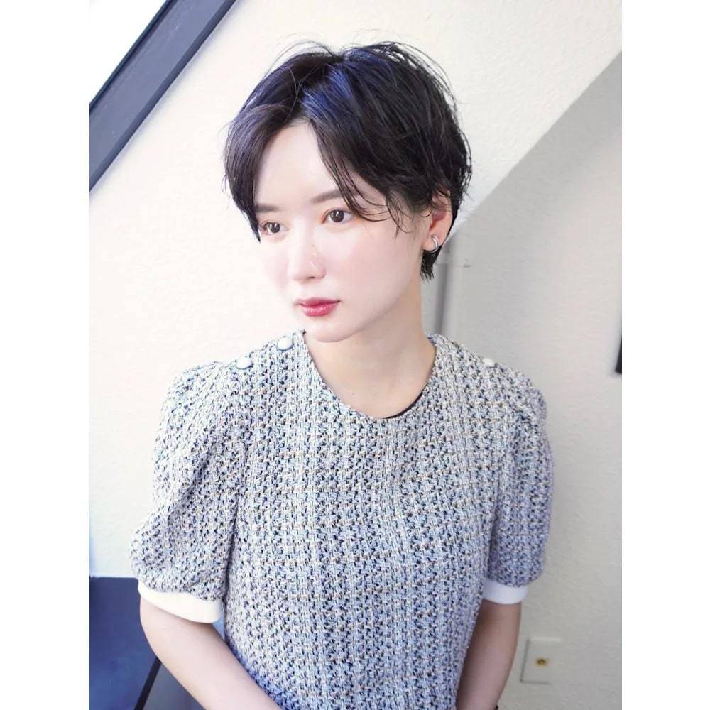 ハンサムなパーマショート