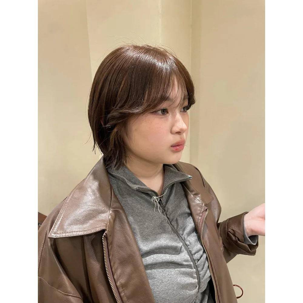 ヘーゼルブラウンのこなれボブ