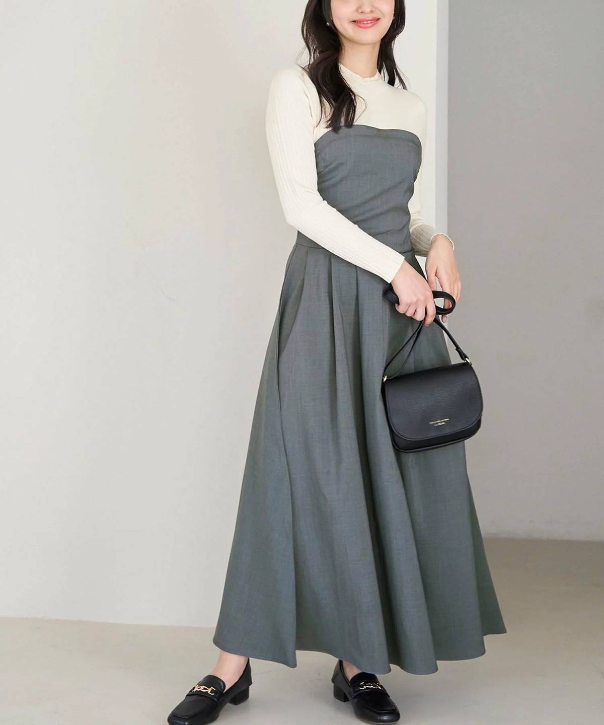 ROPE' PICNIC ドッキングニットワンピース