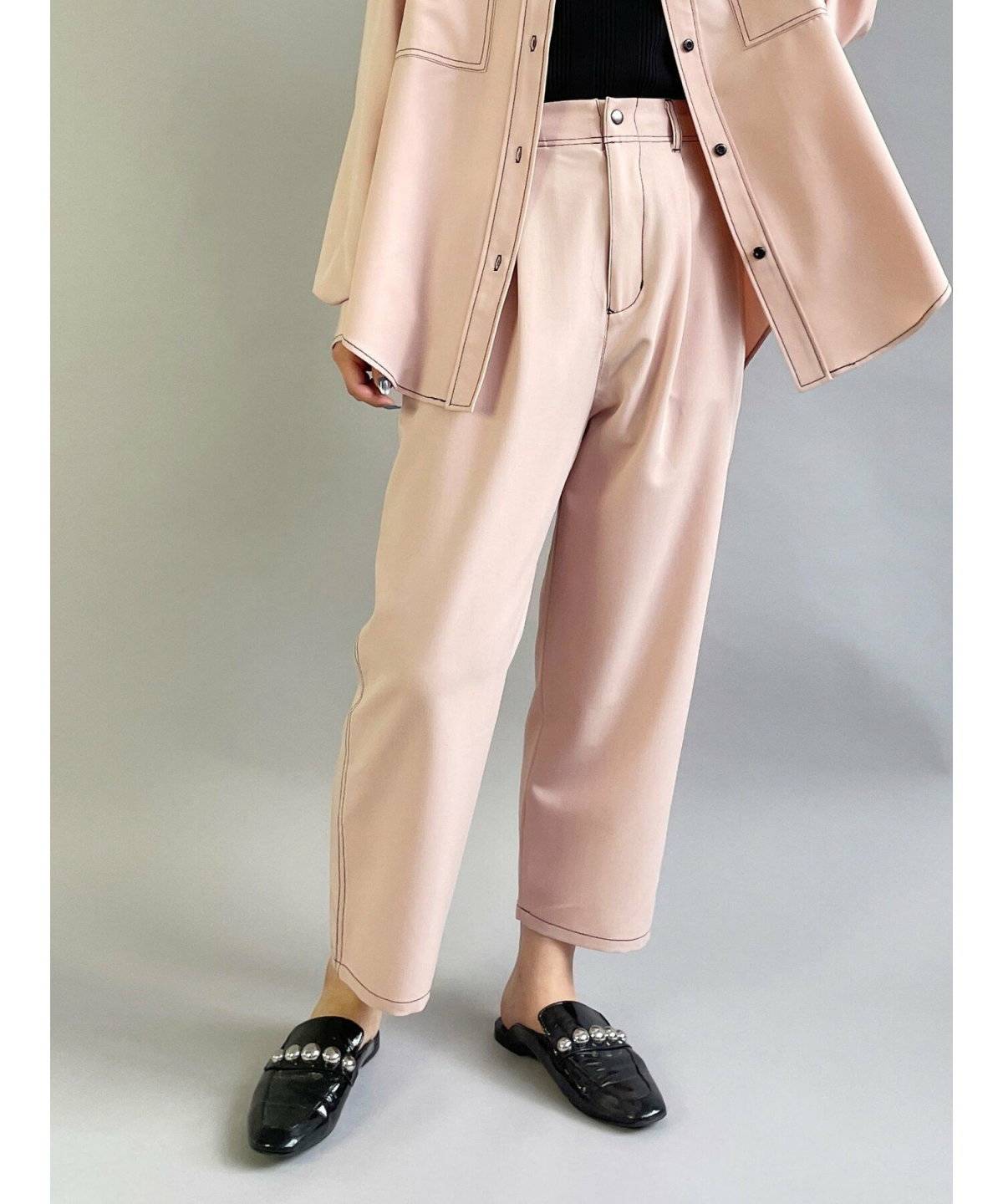 サルエルパンツコーデ