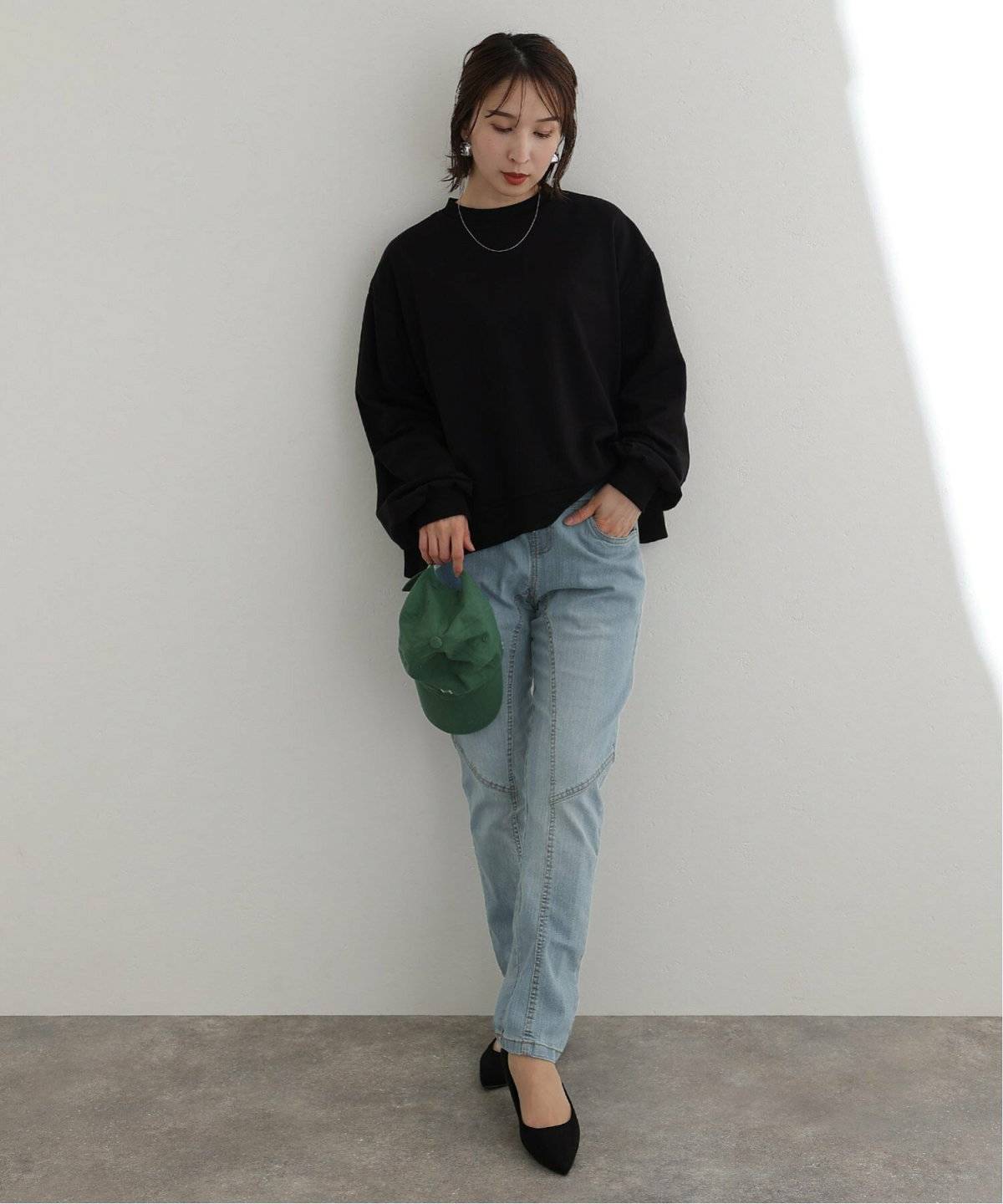 サルエルパンツコーデ