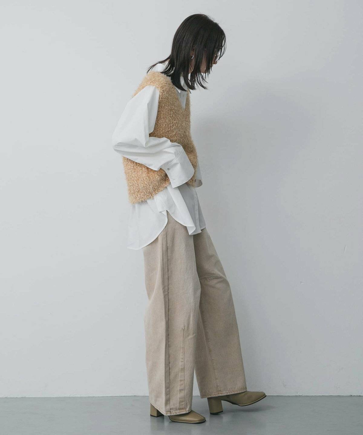 サルエルパンツコーデ