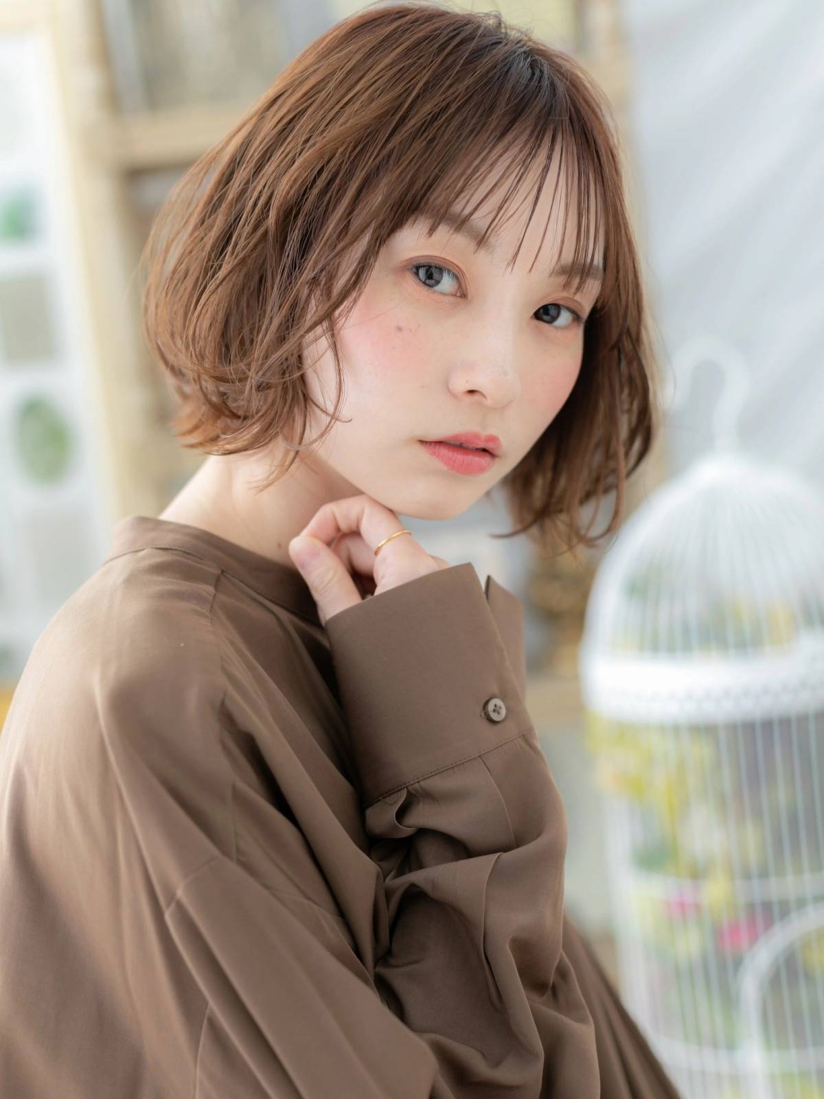 エアリーカールボブ