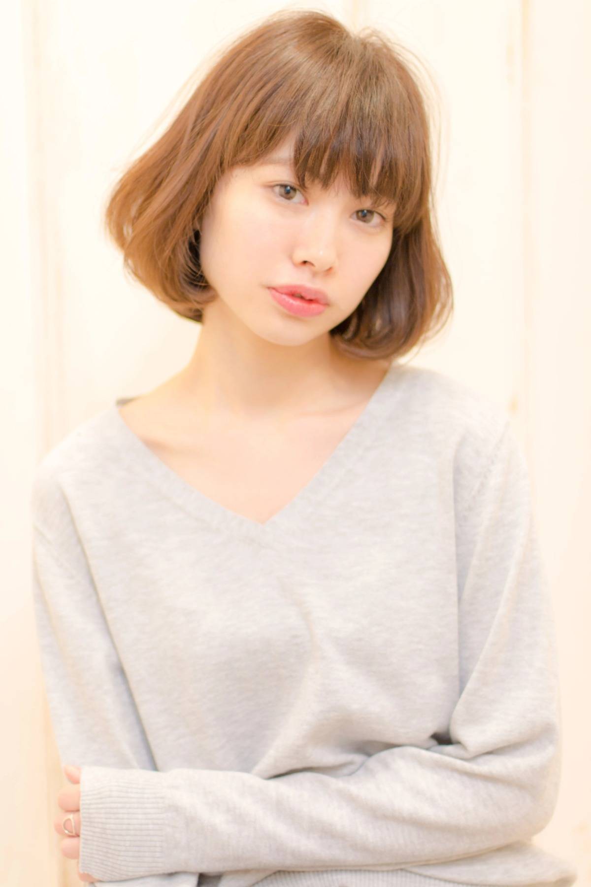 カール強めのAラインボブ