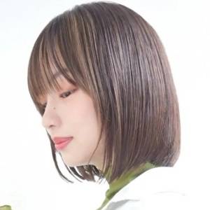  のっぺり見えするボブ 