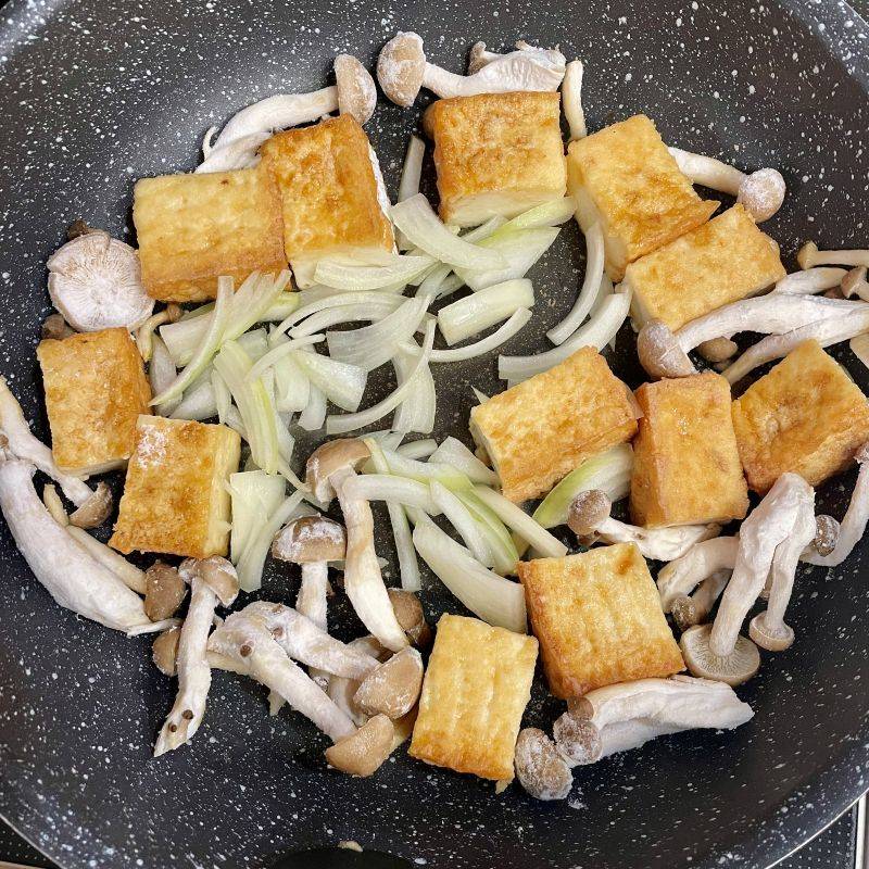 ヤマキ公式の「厚揚げときのこのうま味照り焼き」のレシピ