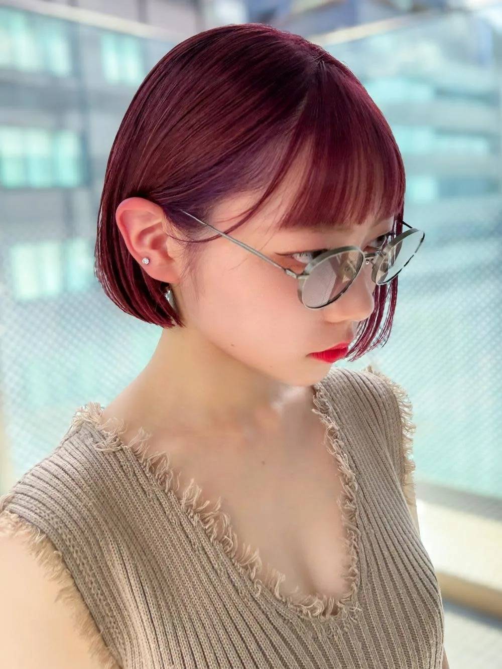 耳掛けコンパクトボブ