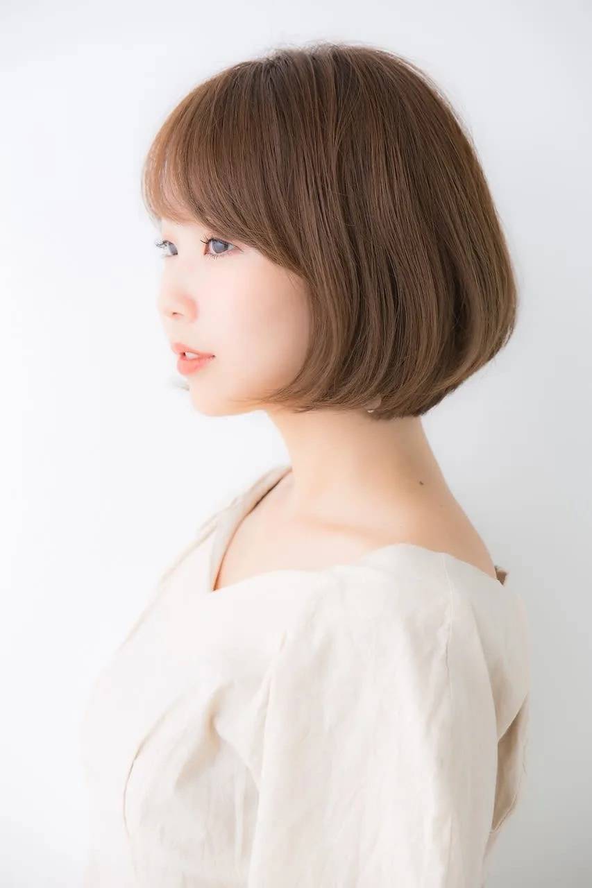 まとまり感シンプルボブ