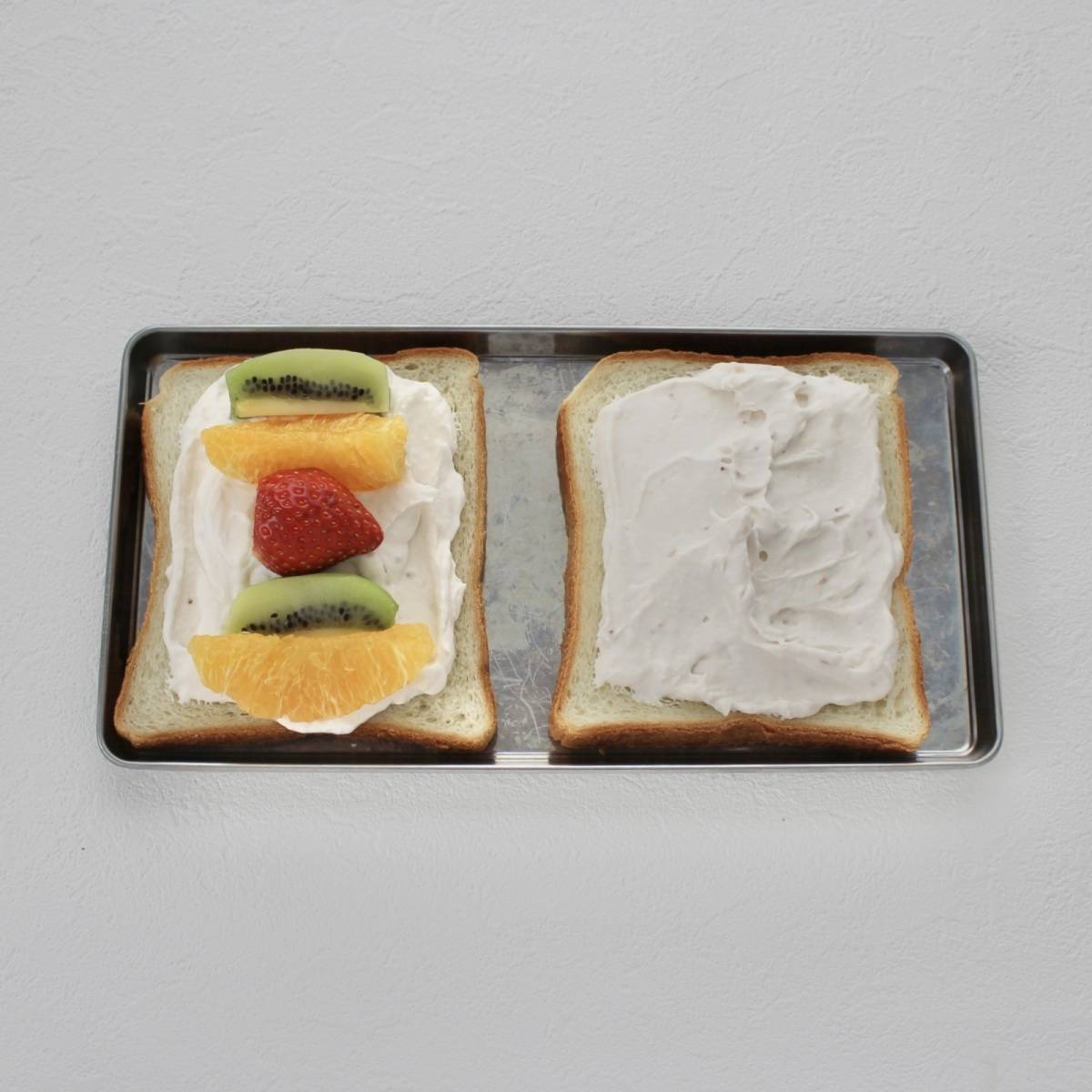 フジパン公式の「クリームチーズとフルーツのサンド」のレシピ