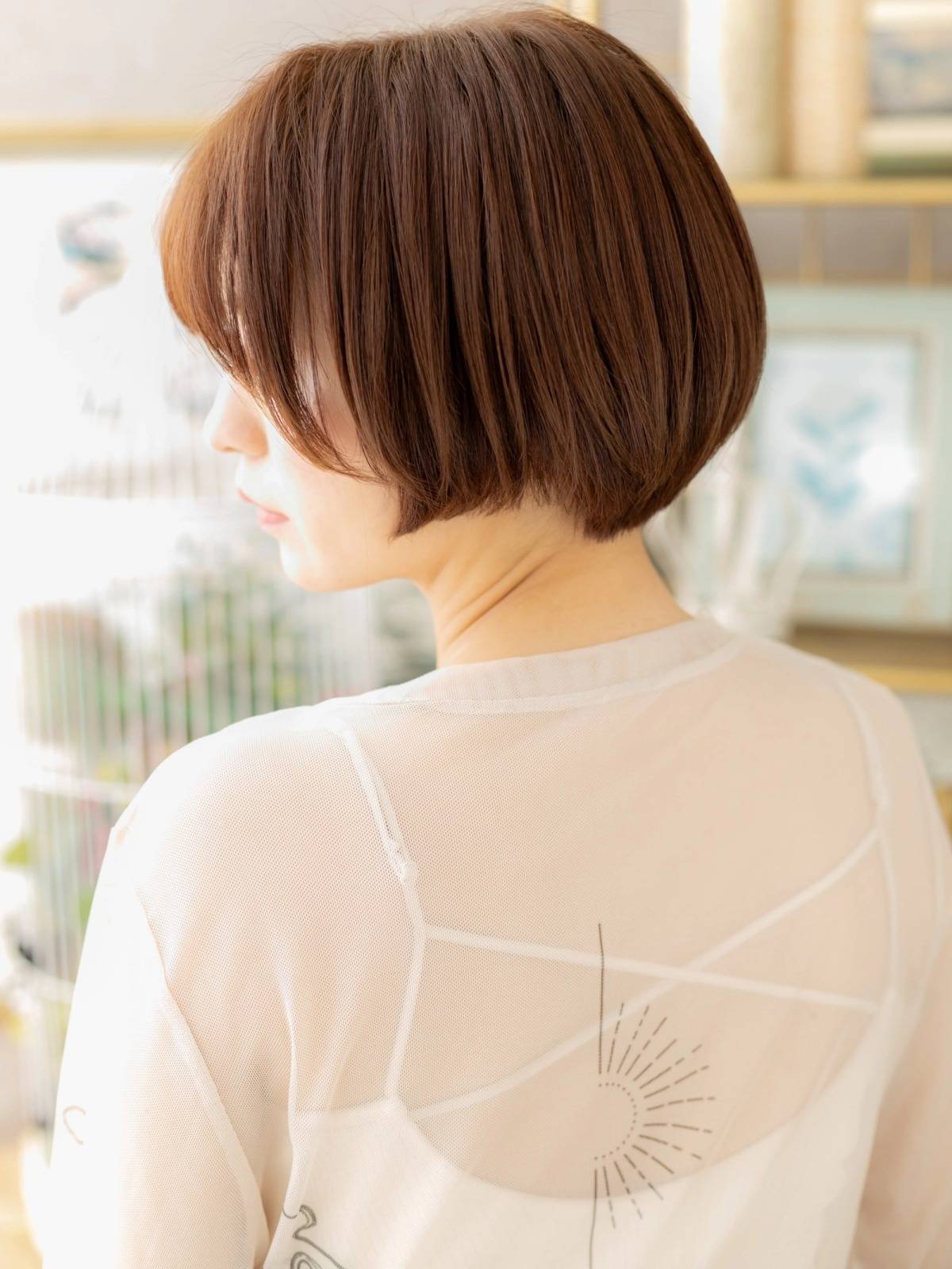 丸みシルエットボブ