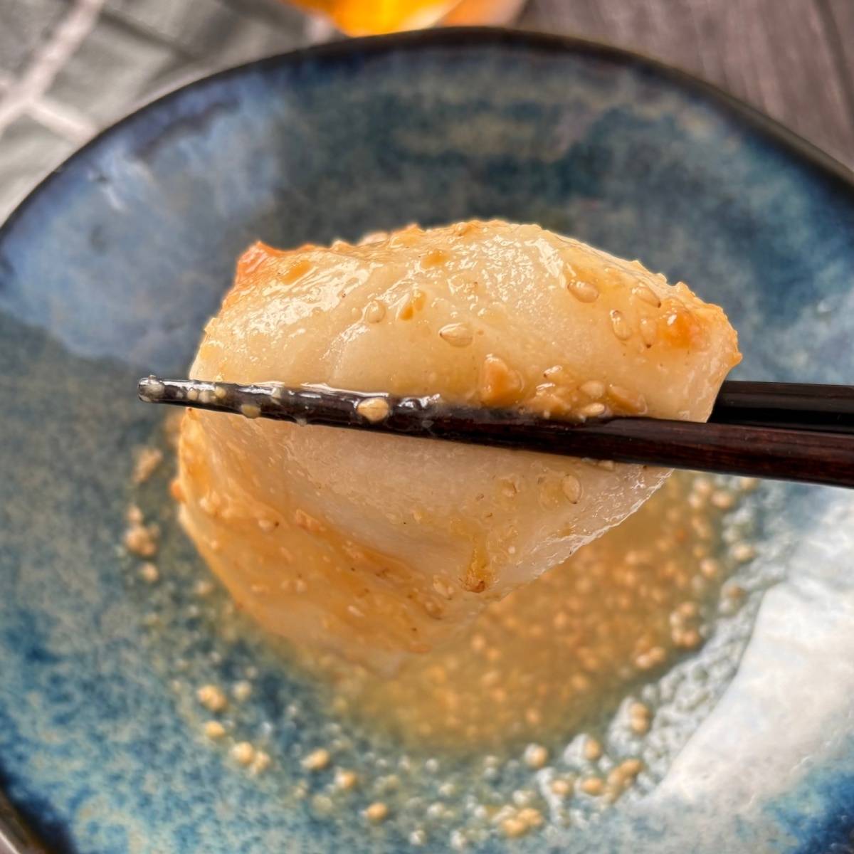 サトウ食品公式の「ごま味噌もち」のレシピ