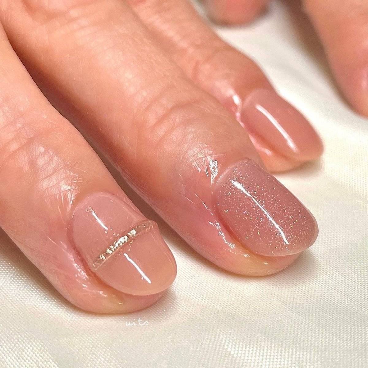 ミルキーピンクネイル