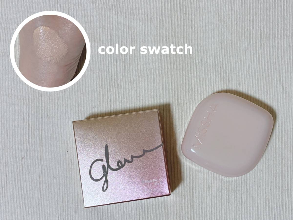 MISSHA ミシャ グロウクッションファンデーション ルミナスカバー No.21 ライト パケ 本体 カラースウォッチ