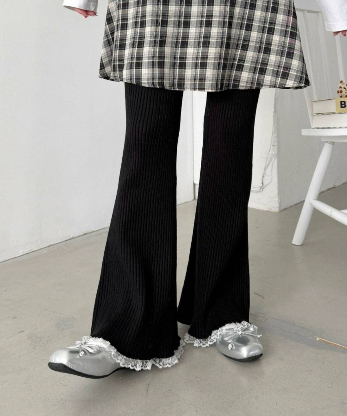 夏コーデの女性