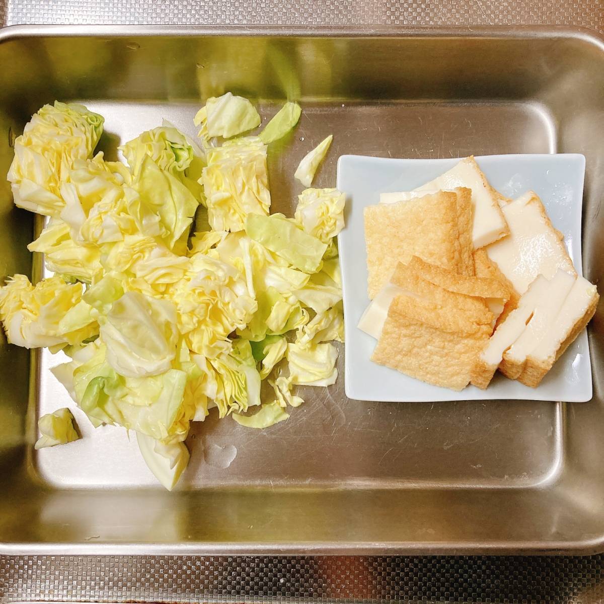 永谷園公式の「レンチン！白菜と厚揚げのあっさり煮」のレシピ